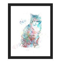 Product Image for Personalized Tabby Cat Framed Canvas